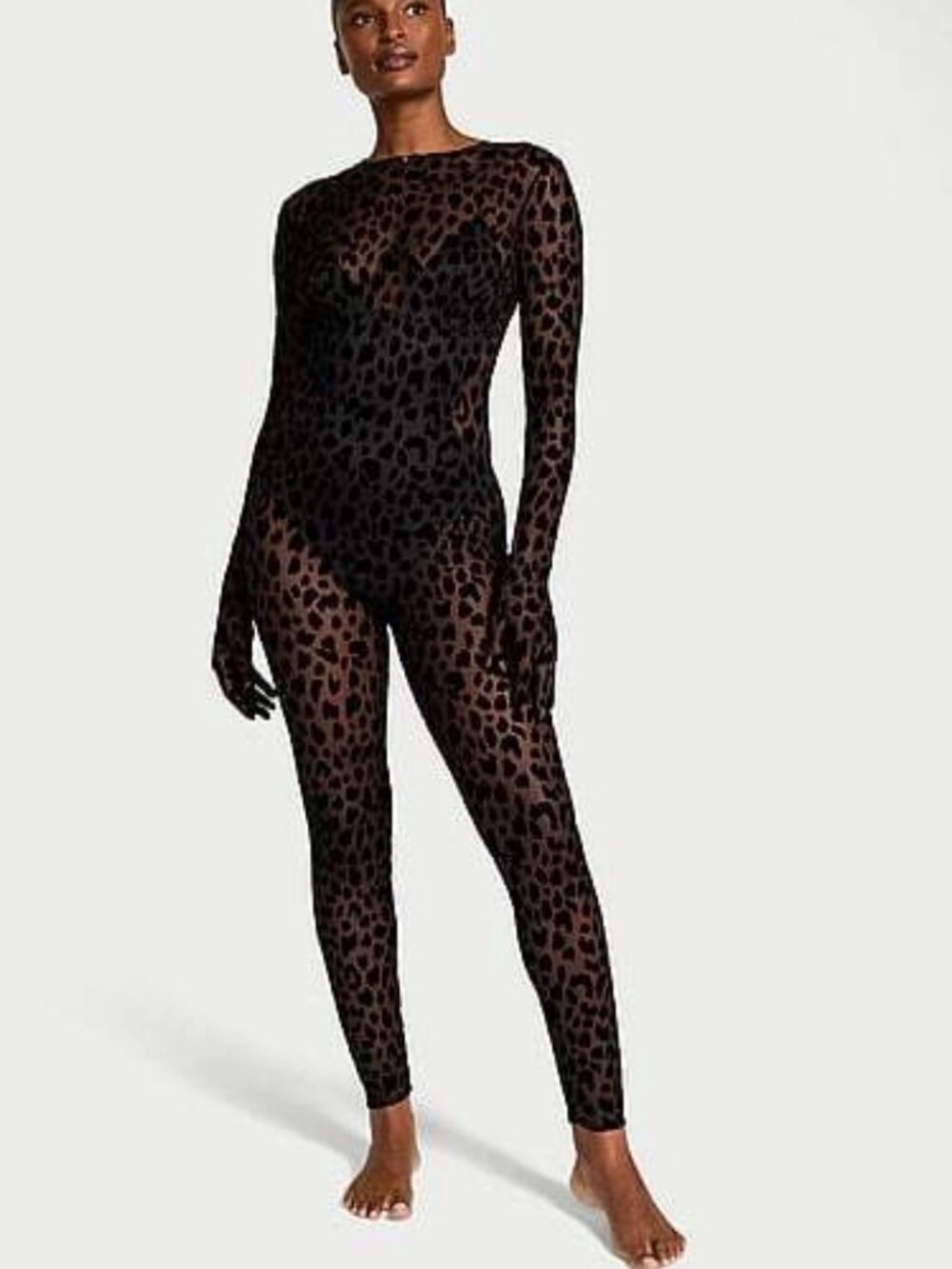 new VICTORIA'S SECRET cat sexy little things bodysuit jumpsuit Halloween costume